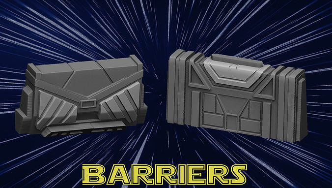 Barriers star wars - 3D print model