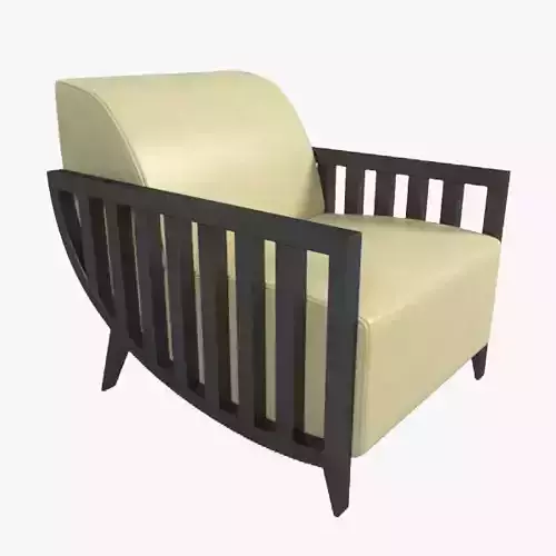 Armchair lounge chair 3D model