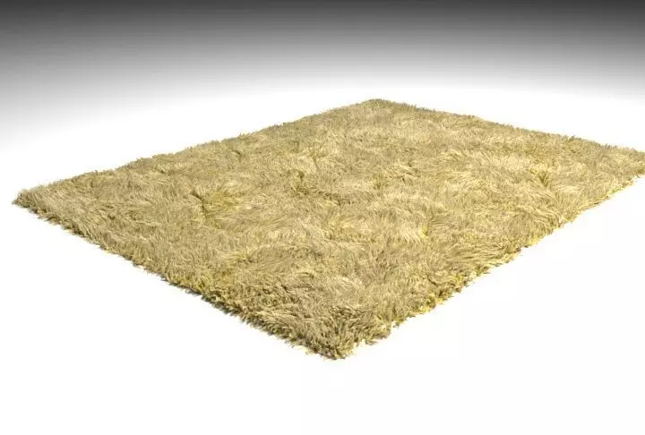 Gray Carpet Low-poly 3D model