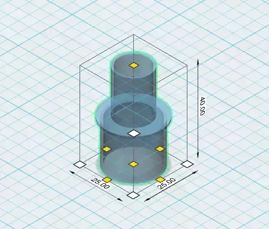 Bloom 22mm To 15mm Adapter Oxygen  Free 3D print model