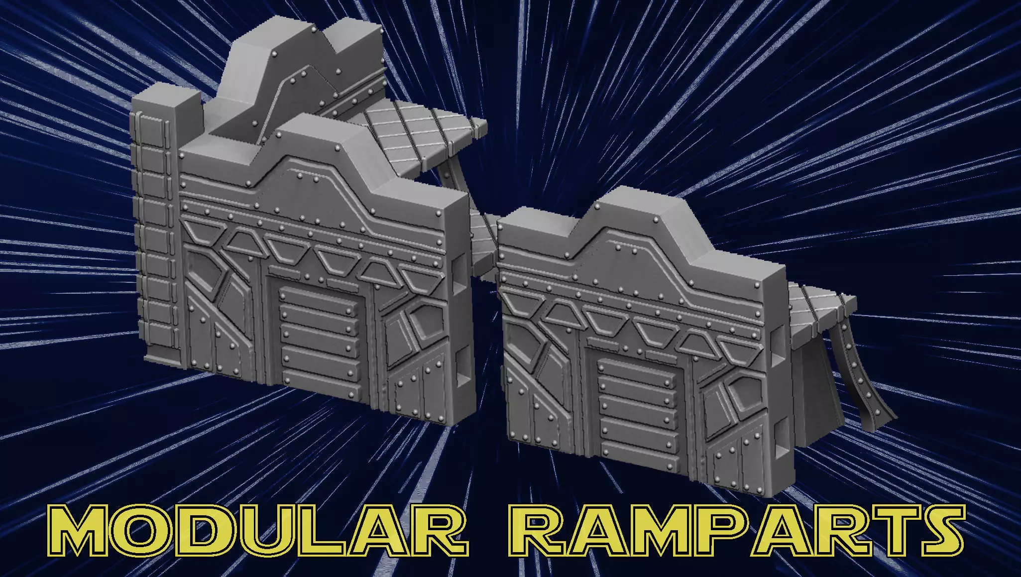 Modular Ramparts 3D print model_0