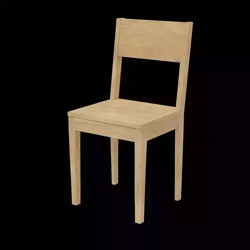 Chair wooden 06