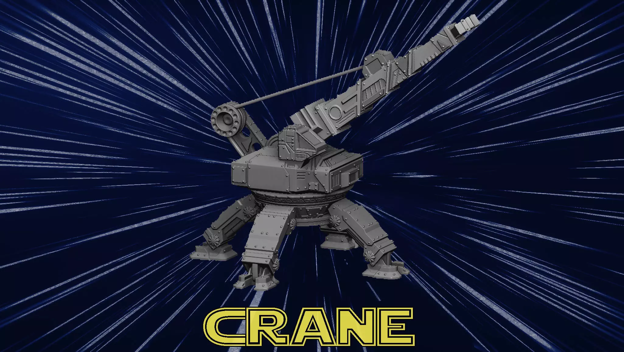 Crane star wars 3D print model