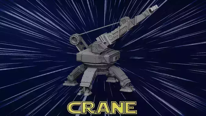 Crane star wars 3D print model