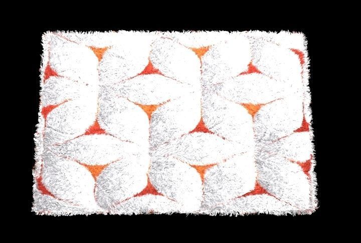 Printed Carpet  Low-poly 3D model_1