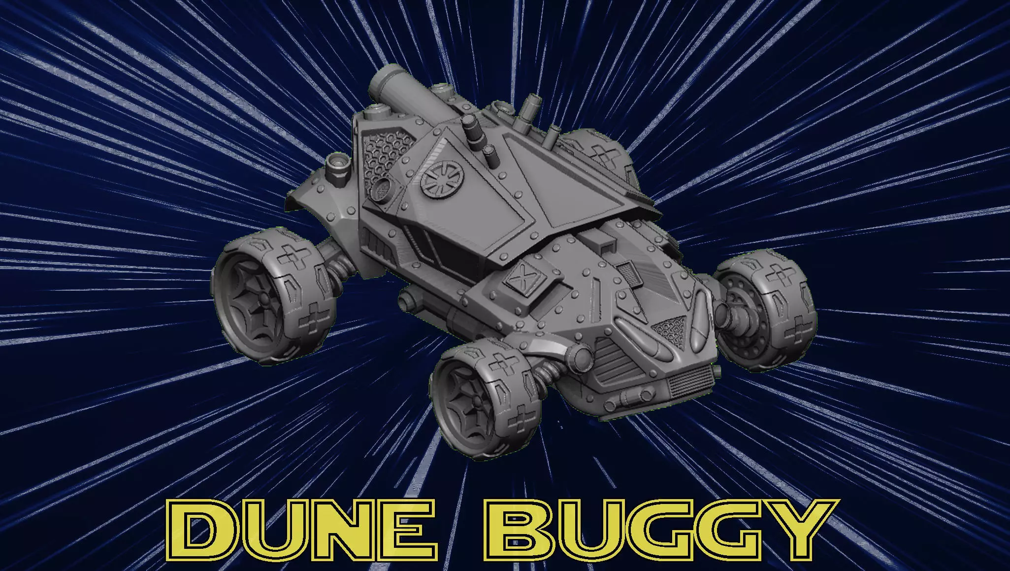Dune buggy 3D print model