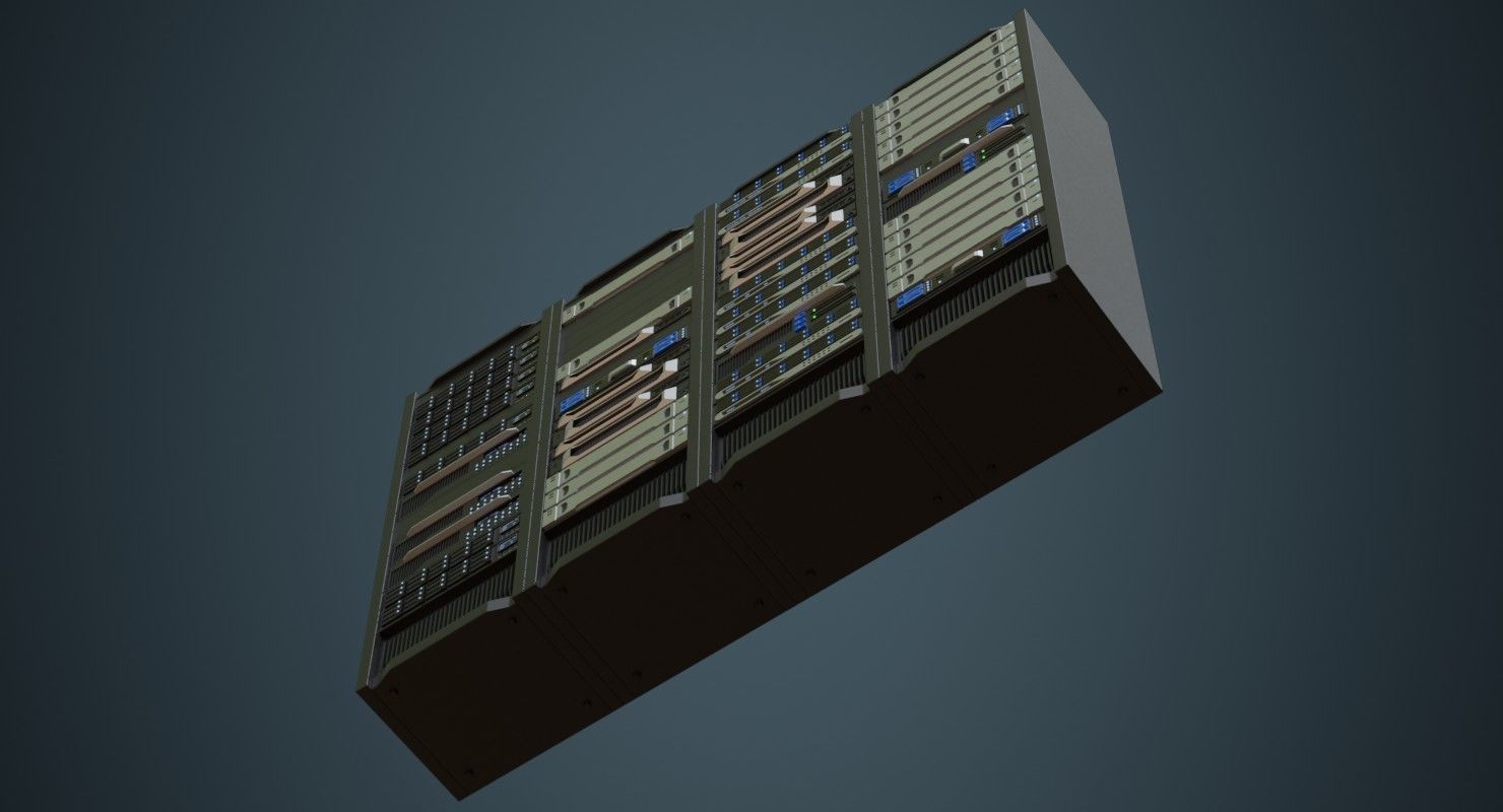 3D model Server 3A VR / AR / low-poly | CGTrader