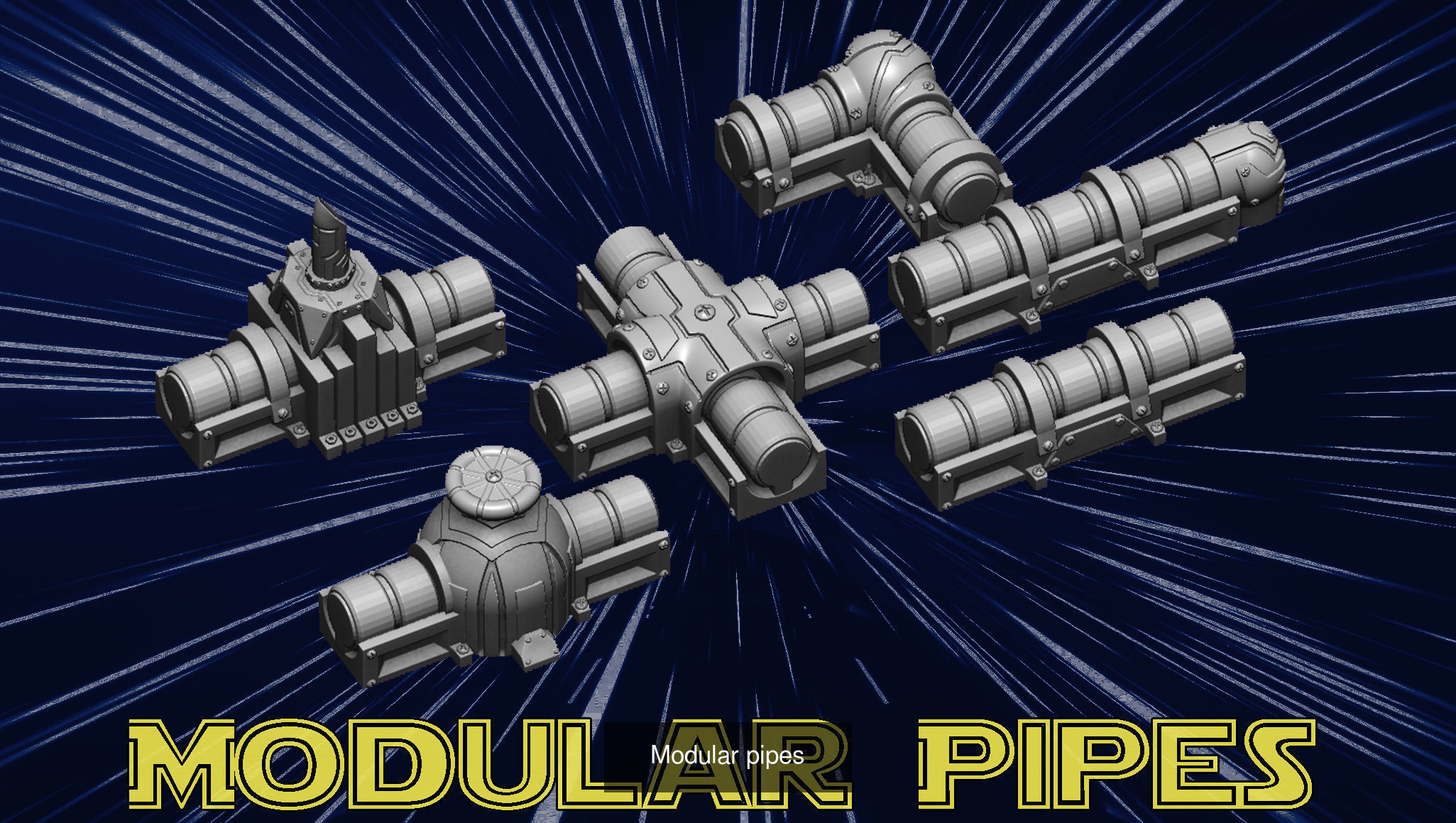 Sci fi Bundle 3D Model Collection_82