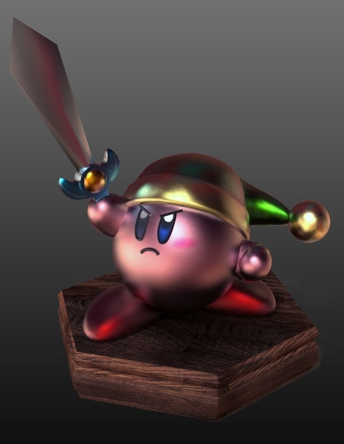 Sword Kirby 3D print model_3