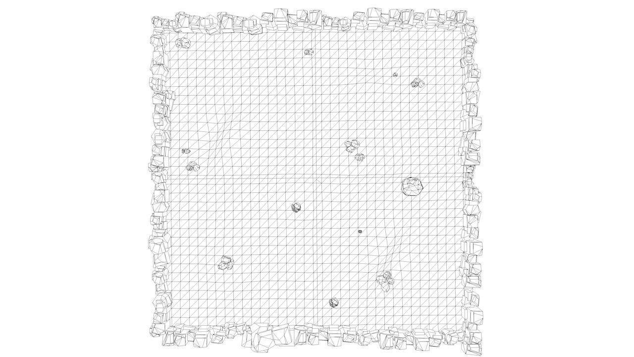 3 Stylized Game Environments Low-poly 3D model_8