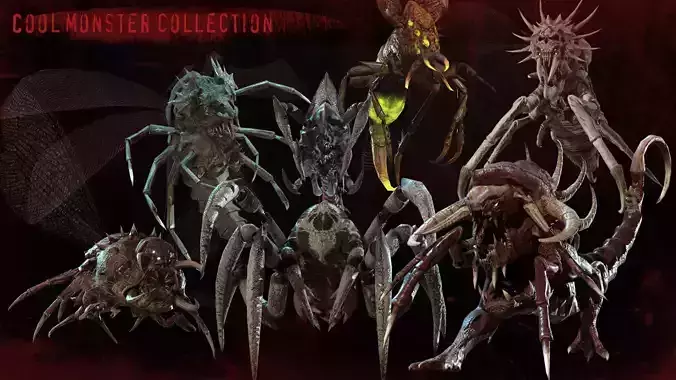 Cool monster insect collection 