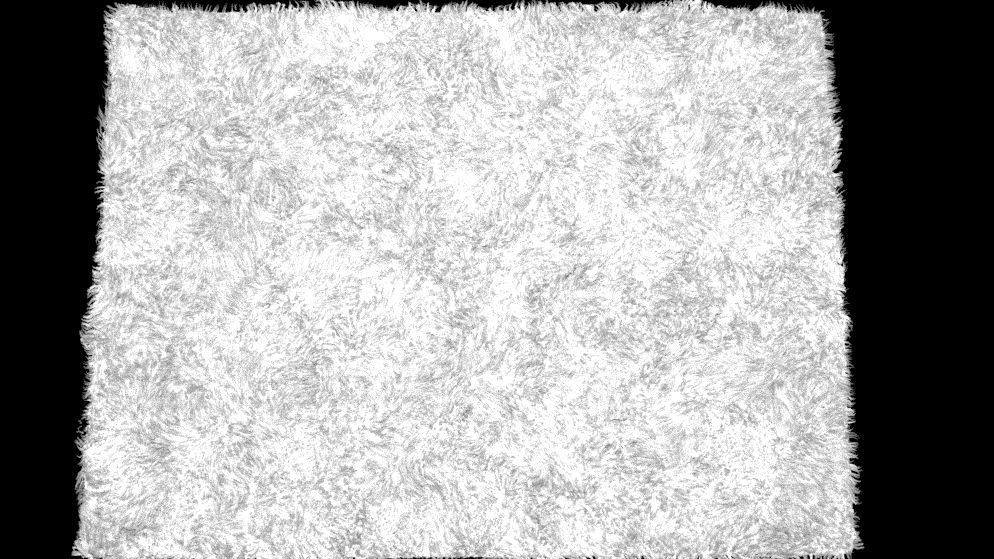 White Carpet  Low-poly 3D model_1