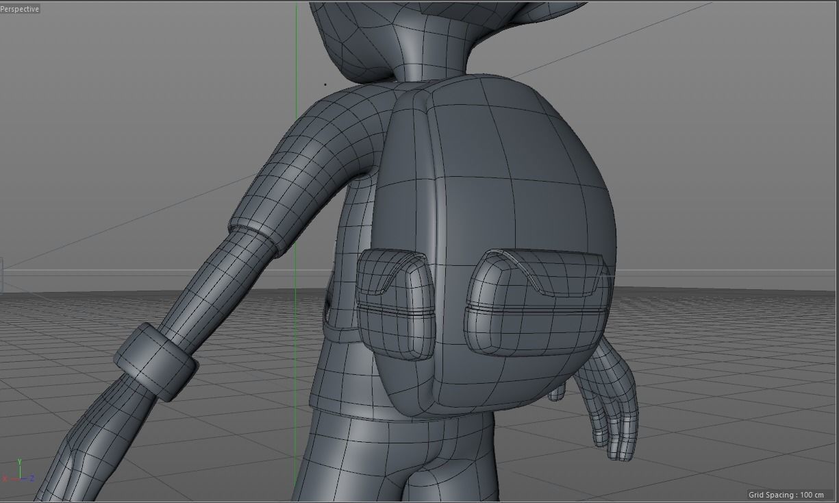 3D Cartoon Kid Character 3D model_7