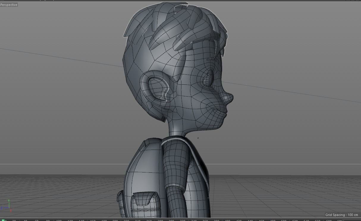 3D Cartoon Kid Character 3D model_9