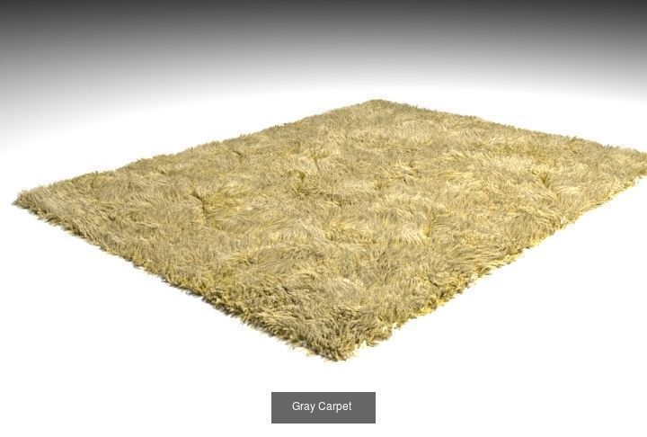 Carpets Set rug 3D Model Collection_2