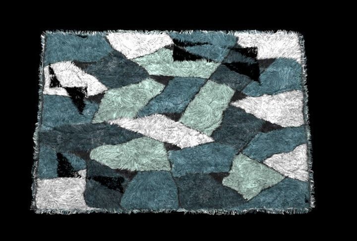 Carpets Set rug 3D Model Collection_15