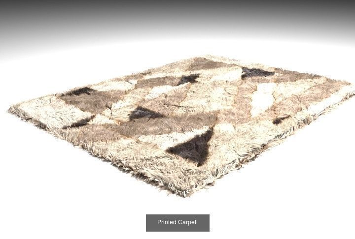 Carpets Set rug 3D Model Collection_10