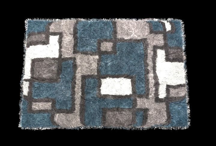Carpets Set rug 3D Model Collection_18