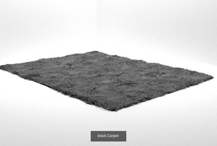 Carpets Set rug 3D Model Collection_8