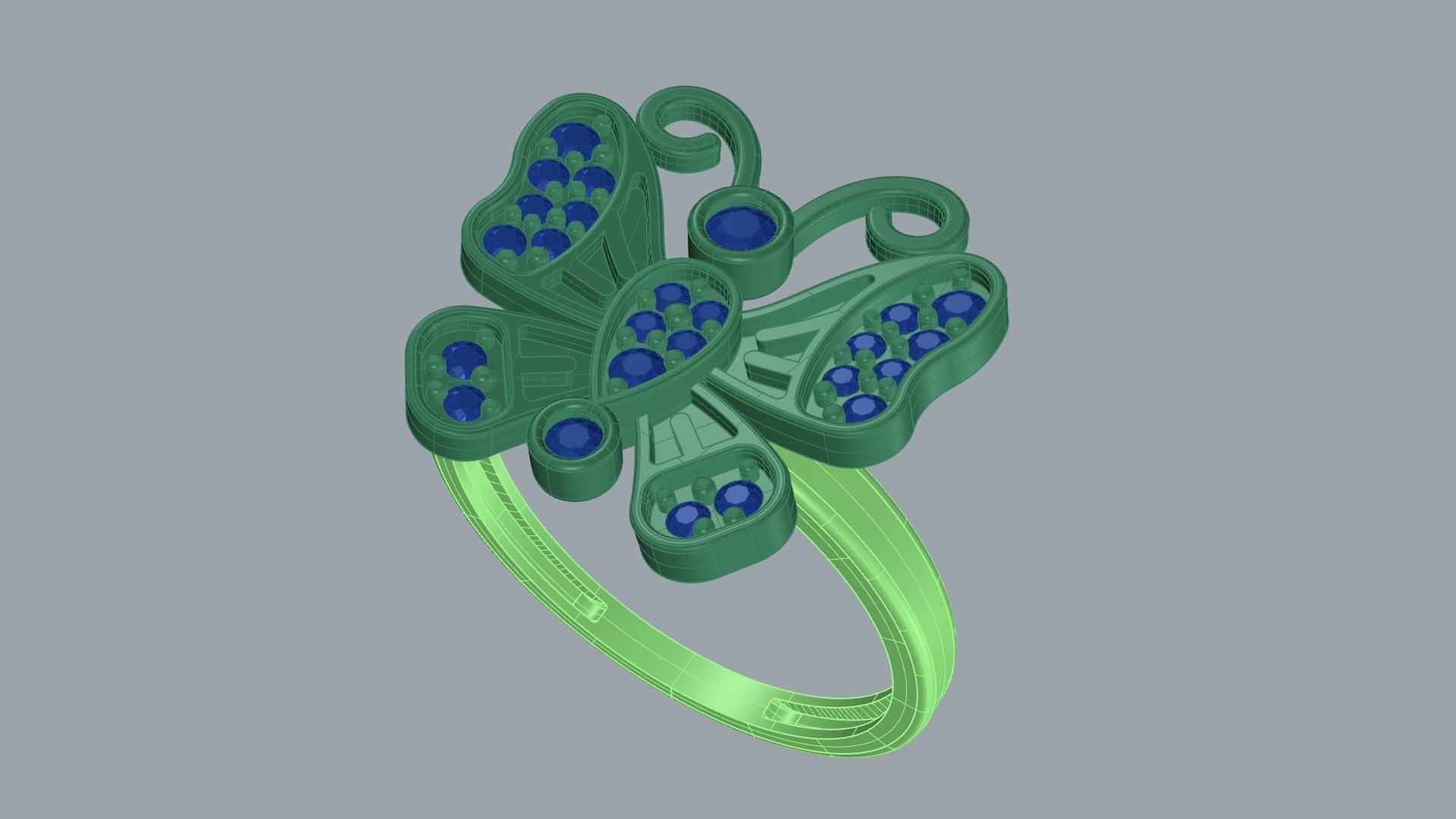 Butterfly Ring      100 PERCENT  GUARANTEE CAN BE PRINTED 3D print model_6