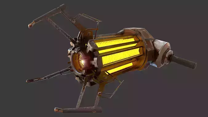 Half Life 2 Gravity Gun 3D model