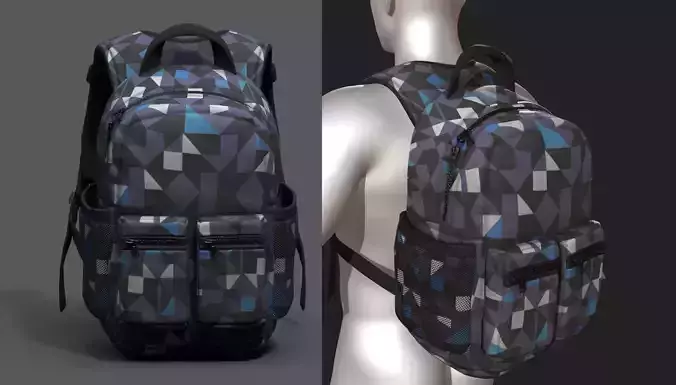Backpack Camping scifi military futuristic baggage bag 