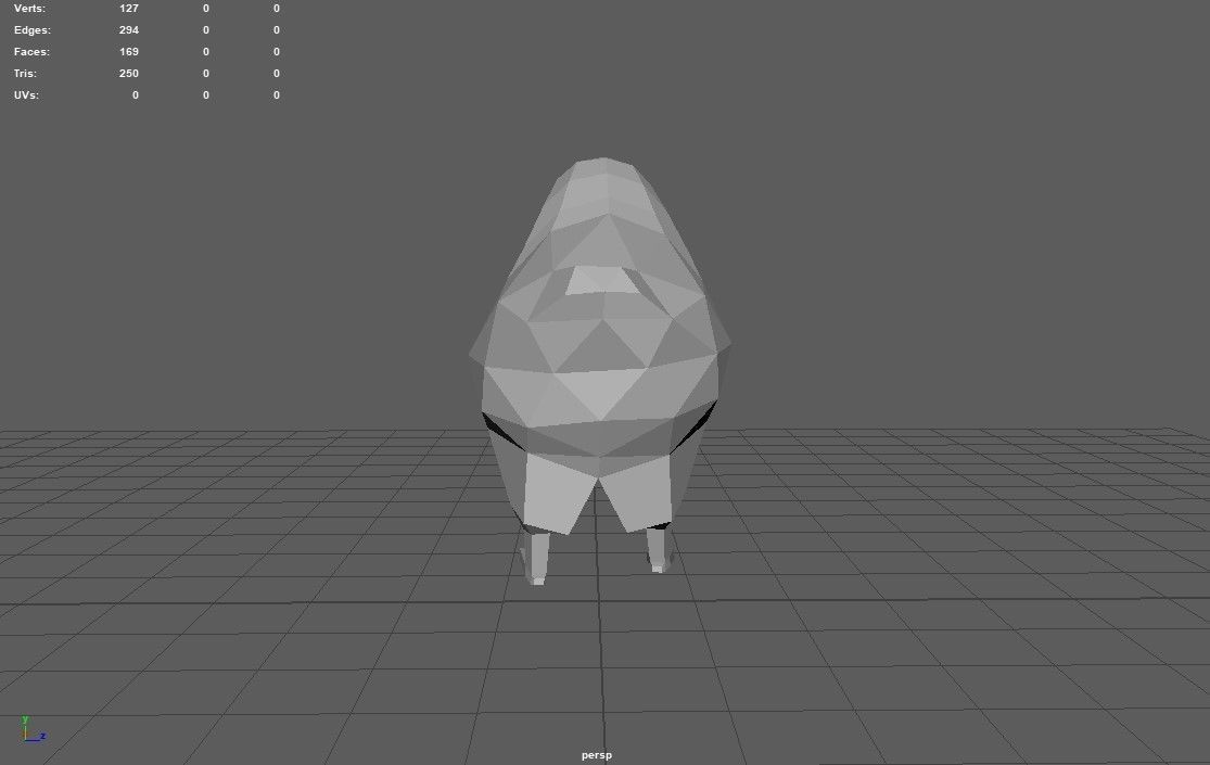 Animal Pack Animated Rig Low-poly Low-poly 3D model_9