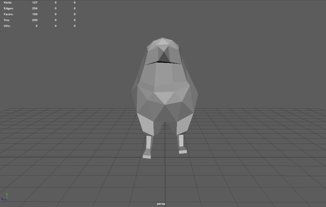 Animal Pack Animated Rig Low-poly Low-poly 3D model_8