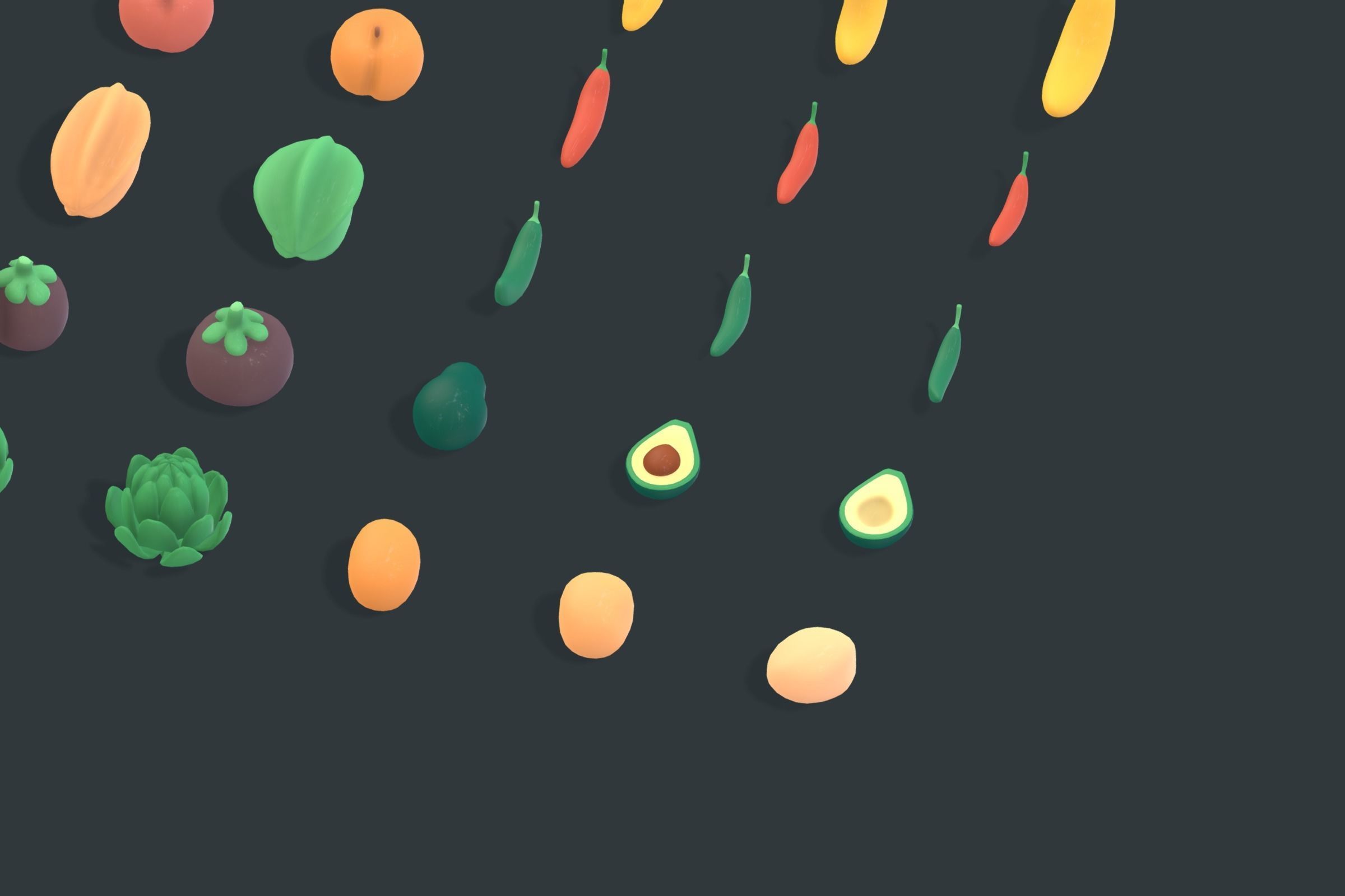 Back Garden - Animation Assets Low-poly 3D model_26