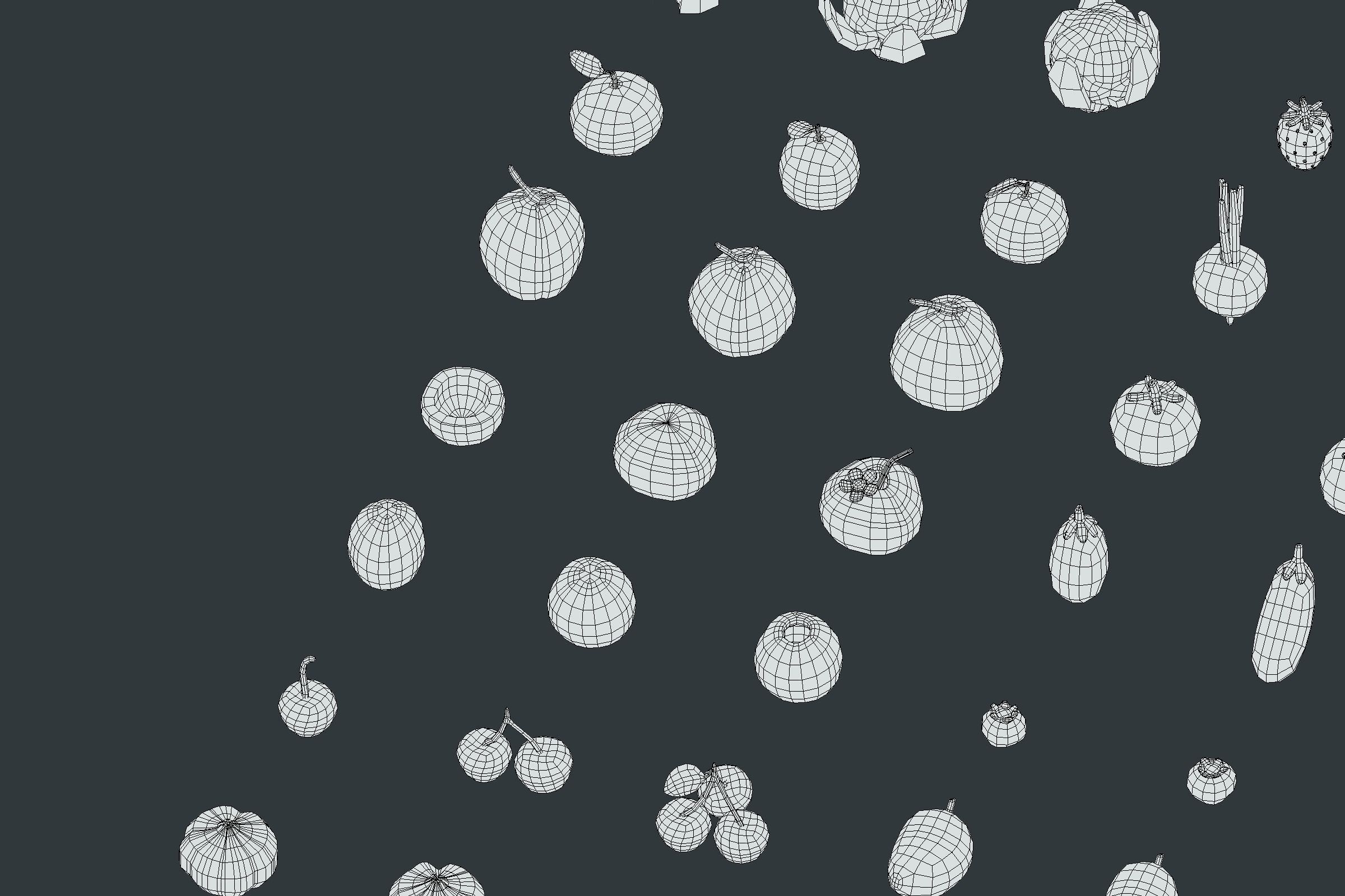 Back Garden - Animation Assets Low-poly 3D model_32