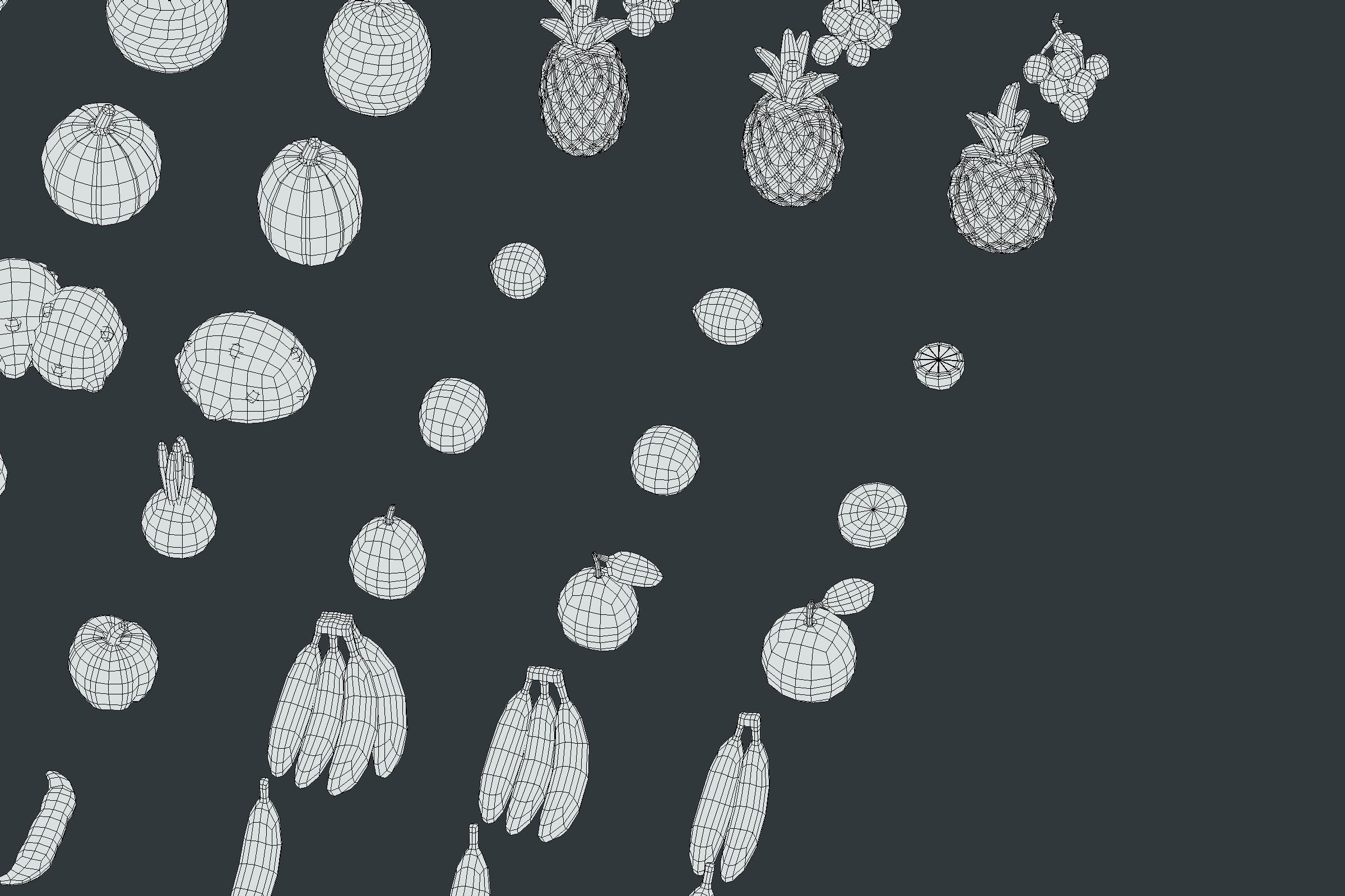 Back Garden - Animation Assets Low-poly 3D model_24