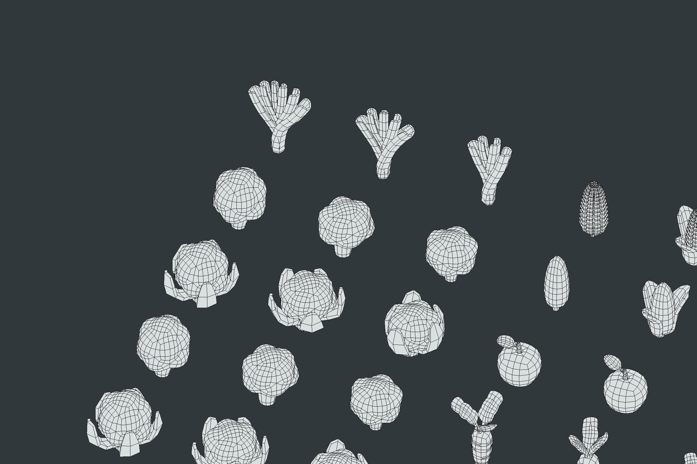 Back Garden - Animation Assets Low-poly 3D model_28