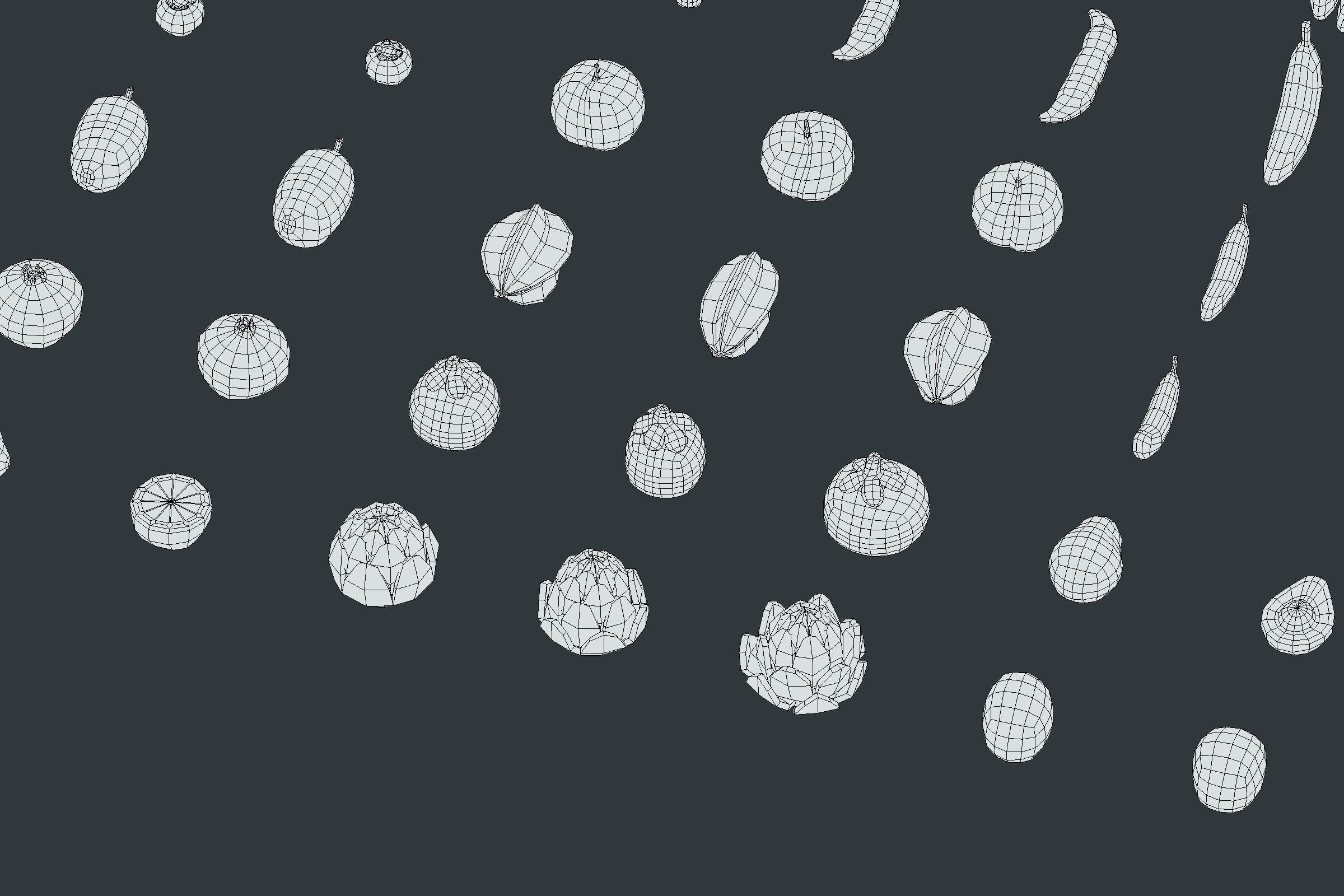 Back Garden - Animation Assets Low-poly 3D model_19