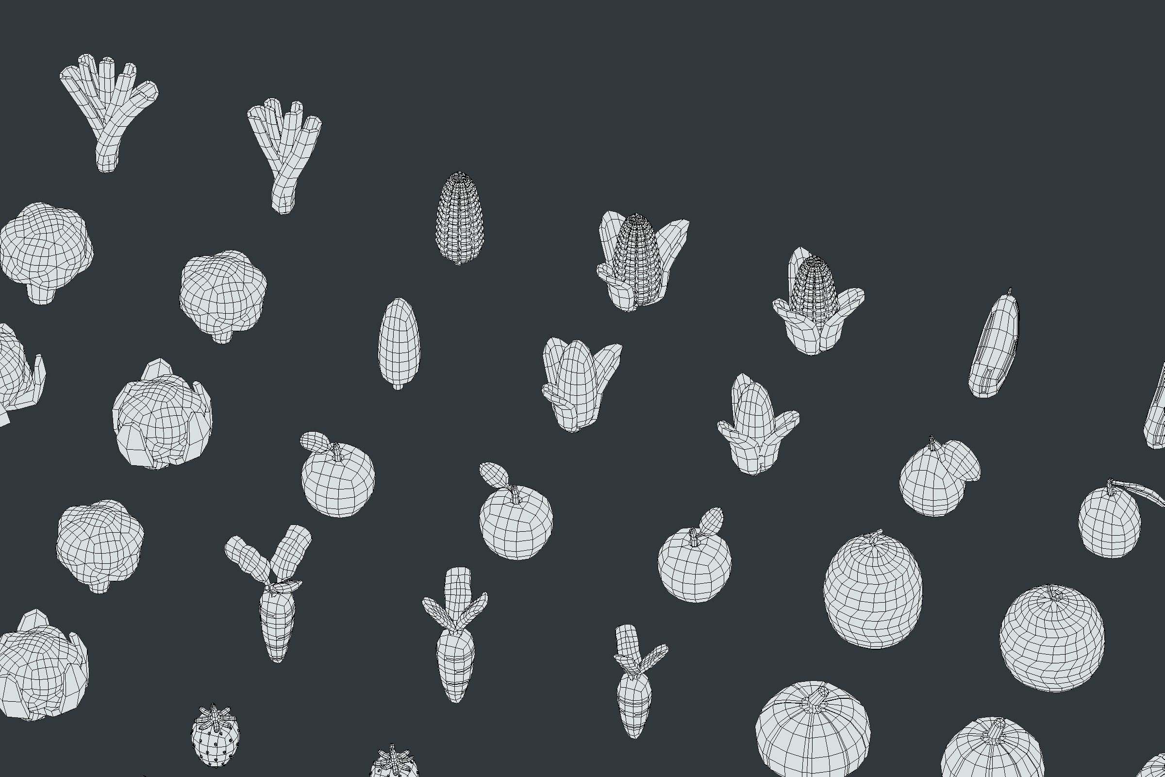 Back Garden - Animation Assets Low-poly 3D model_25