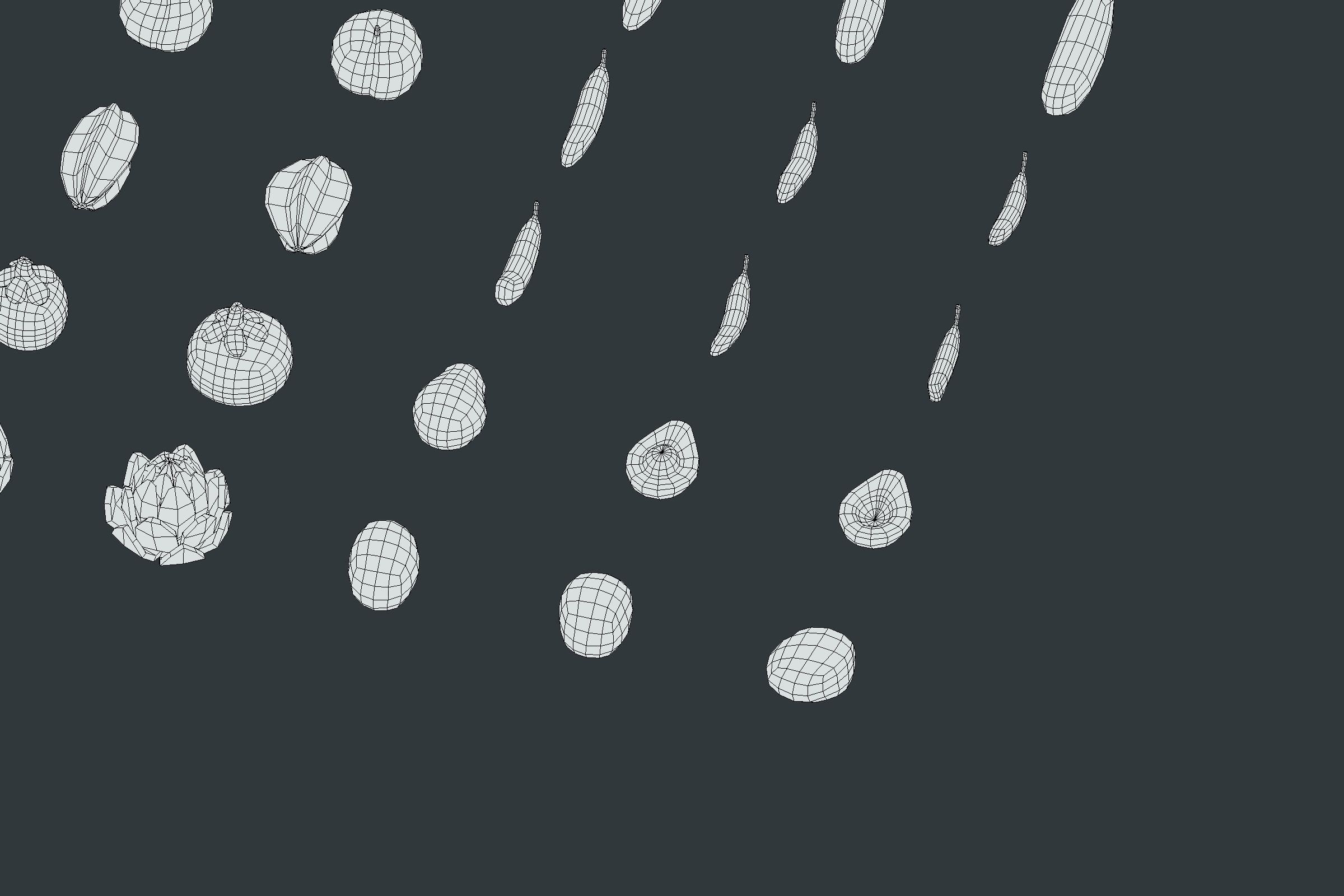 Back Garden - Animation Assets Low-poly 3D model_22