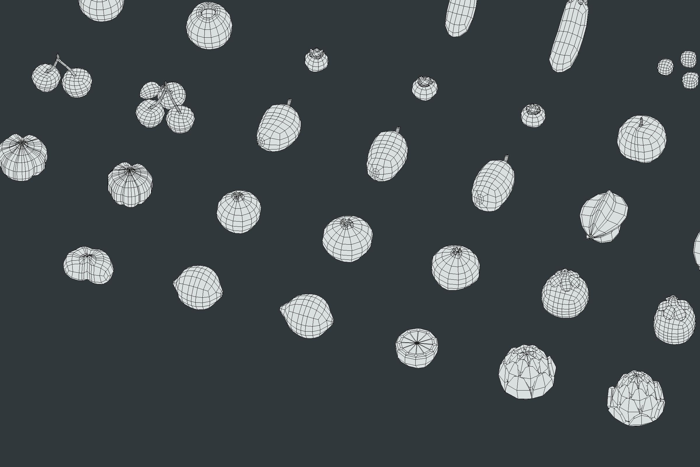 Back Garden - Animation Assets Low-poly 3D model_33