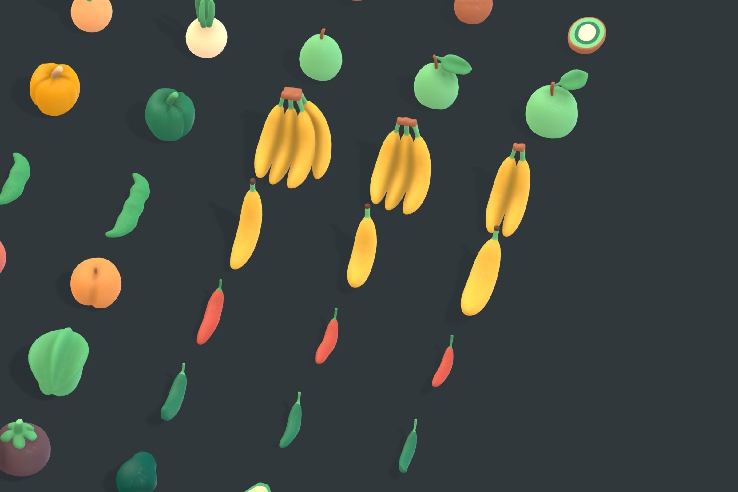 Back Garden - Animation Assets Low-poly 3D model_17