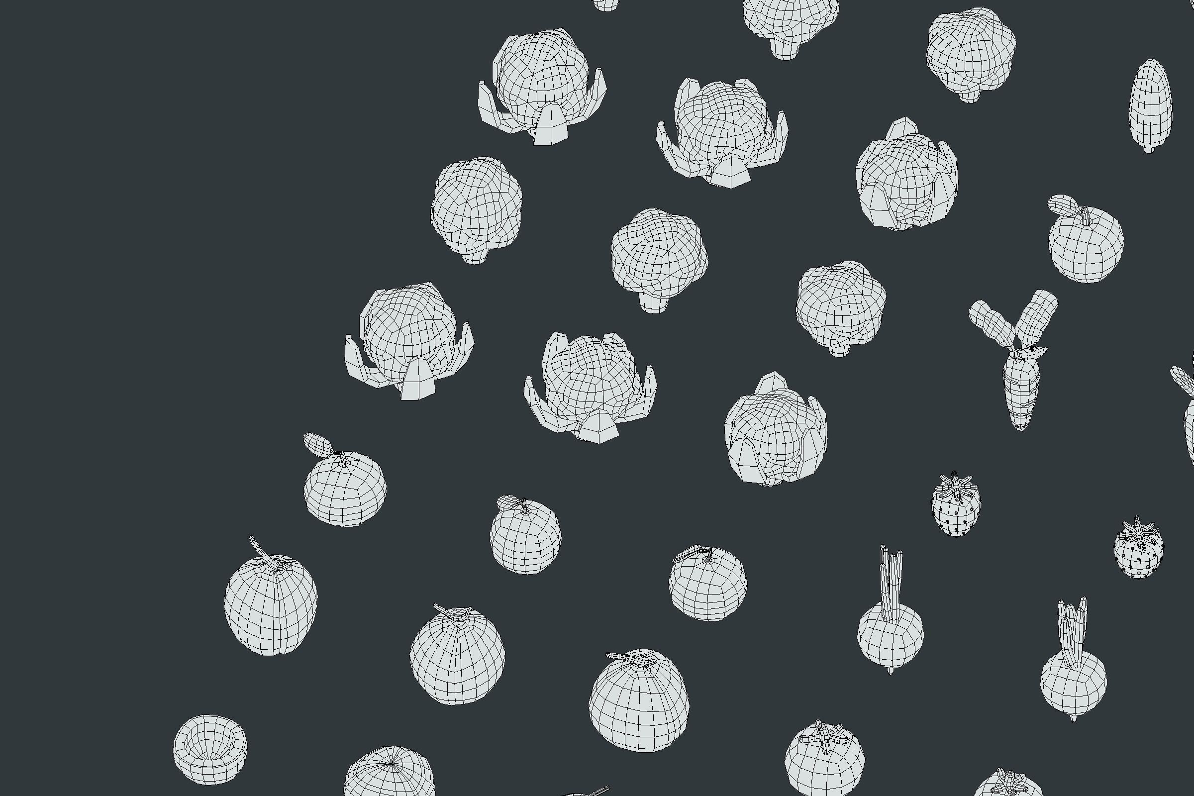 Back Garden - Animation Assets Low-poly 3D model_34