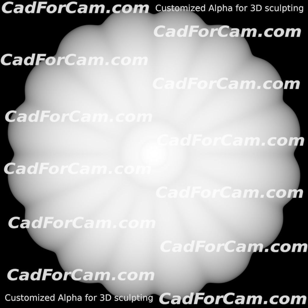 WoodCarving Finial - 3d model for CNC - FinialCFC04 3D print model_23