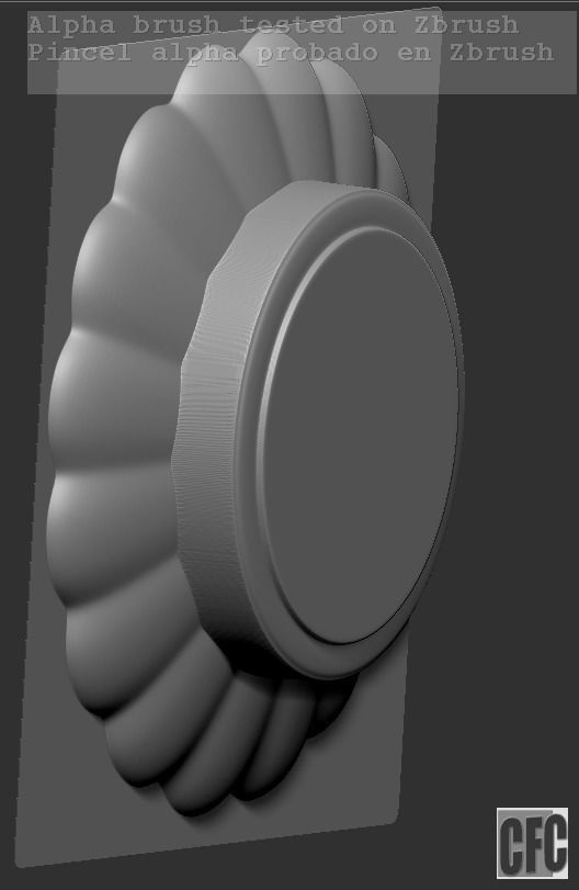 WoodCarving Finial - 3d model for CNC - FinialCFC04 3D print model_14