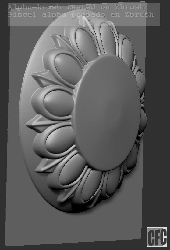 WoodCarving Finial - 3d model for CNC - FinialCFC05 3D print model_19