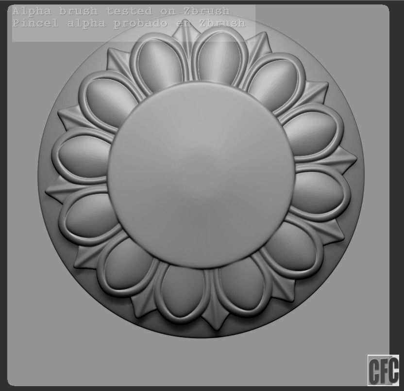 WoodCarving Finial - 3d model for CNC - FinialCFC05 3D print model_17