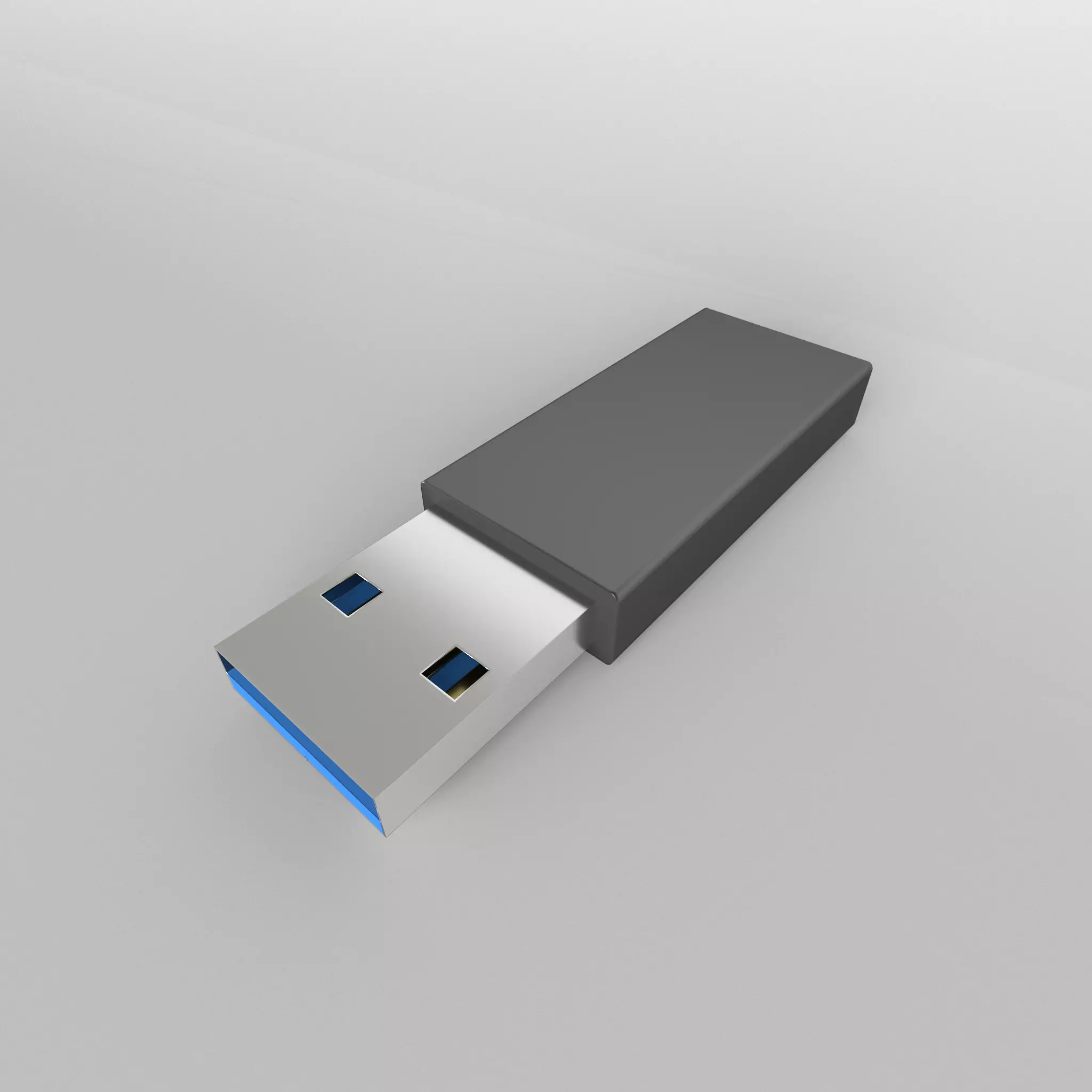 USB v1 002 Low-poly 3D model_0