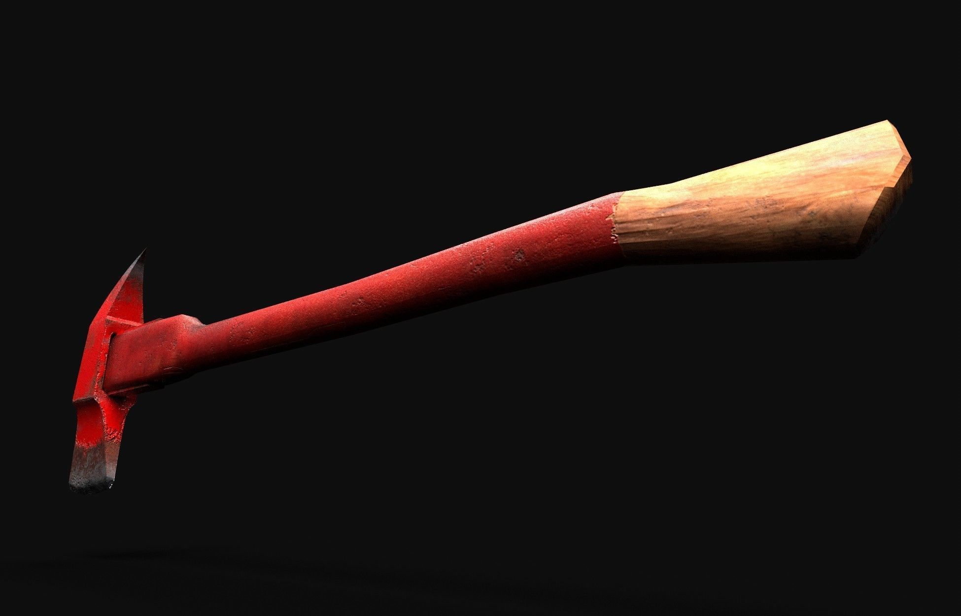 AXE Firefighter Low-poly 3D model_18