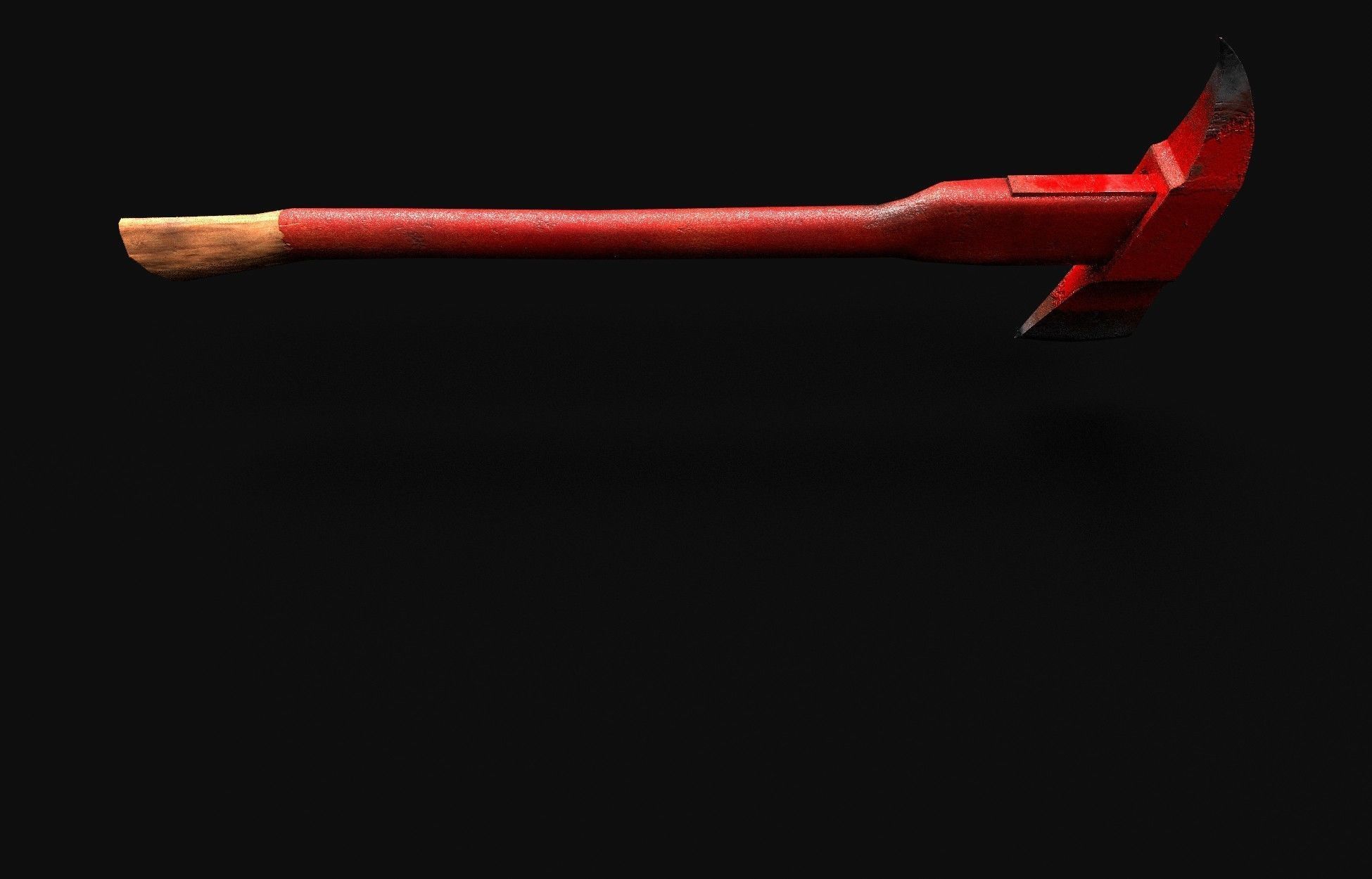 AXE Firefighter Low-poly 3D model_17