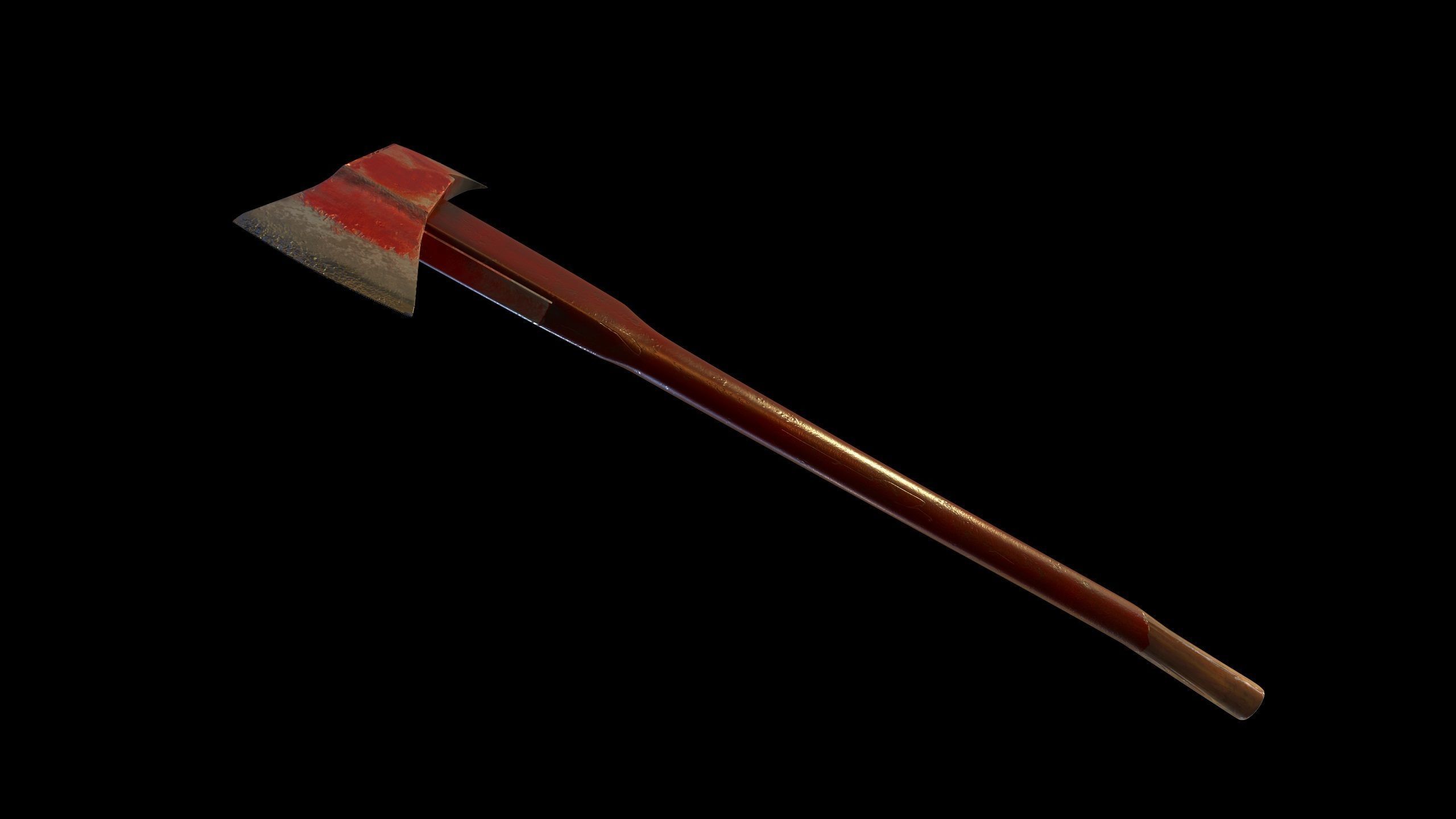 AXE Firefighter Low-poly 3D model_20