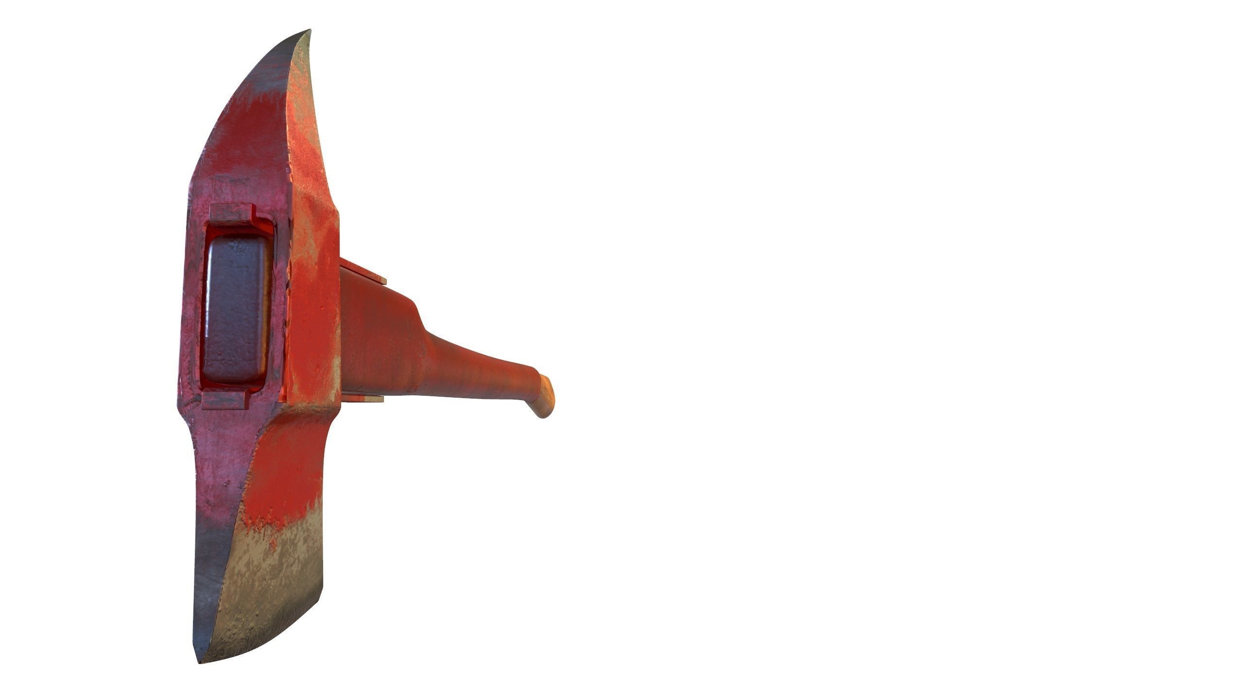 AXE Firefighter Low-poly 3D model_31