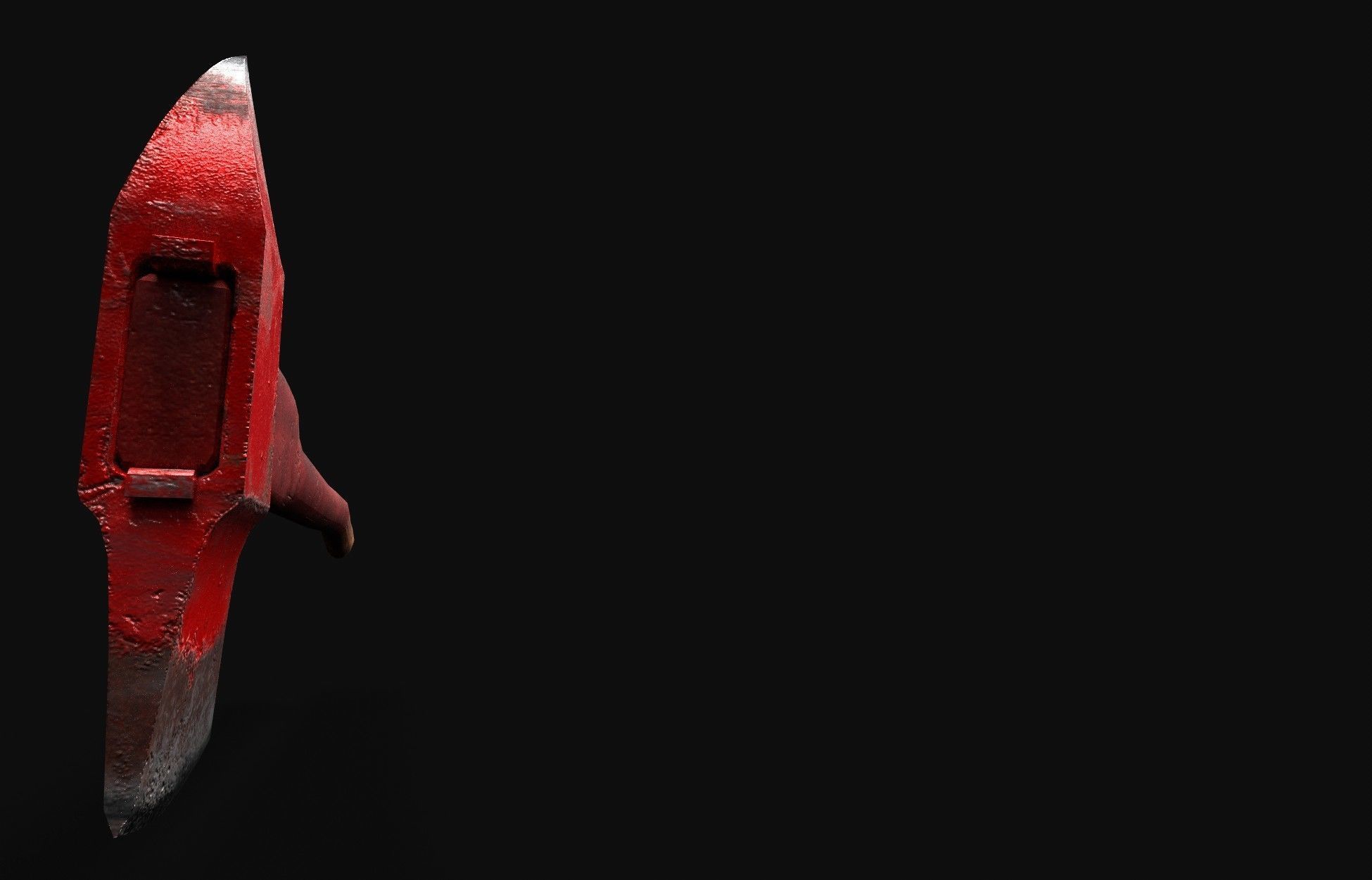 AXE Firefighter Low-poly 3D model_6