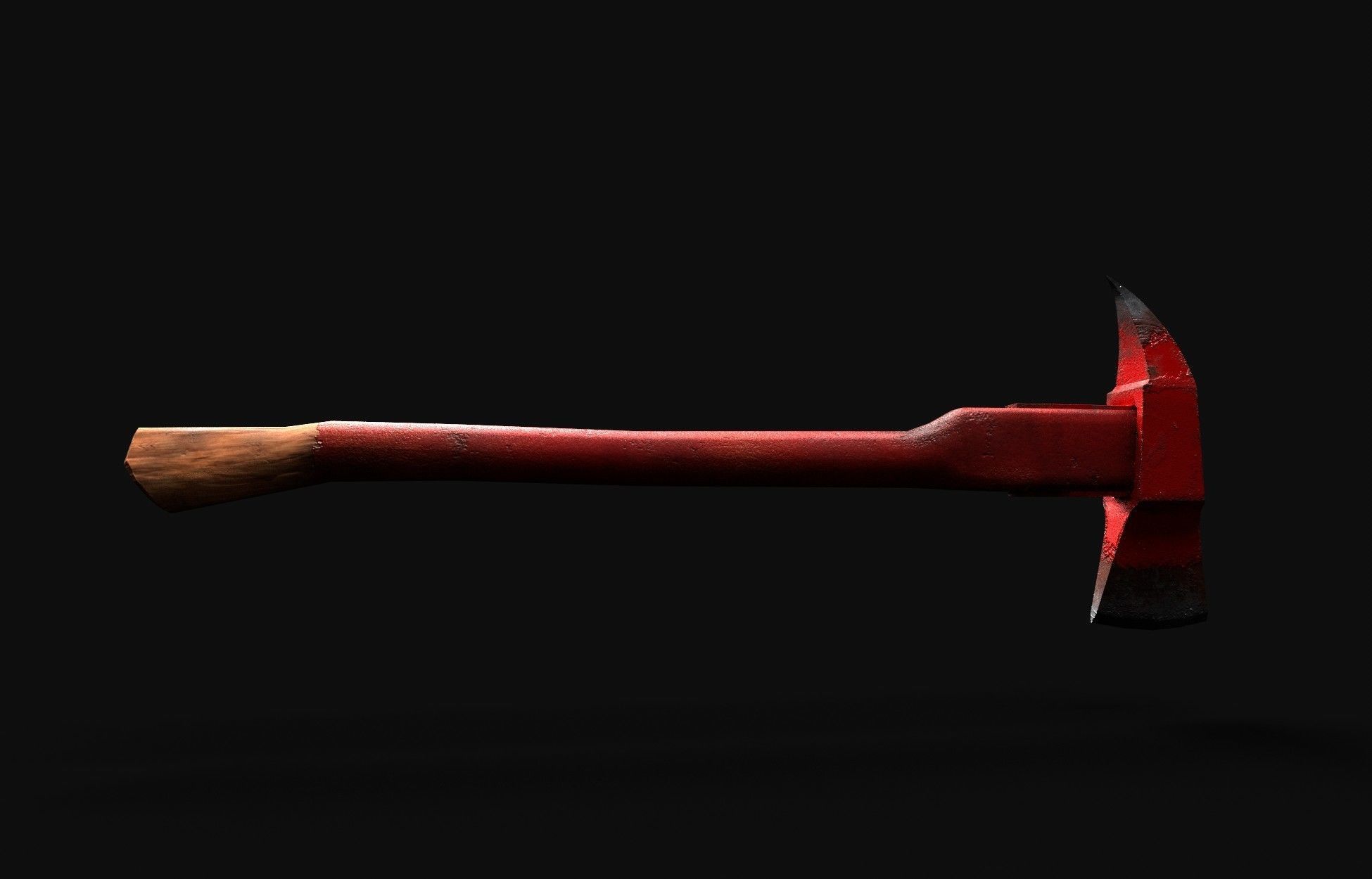 AXE Firefighter Low-poly 3D model_13