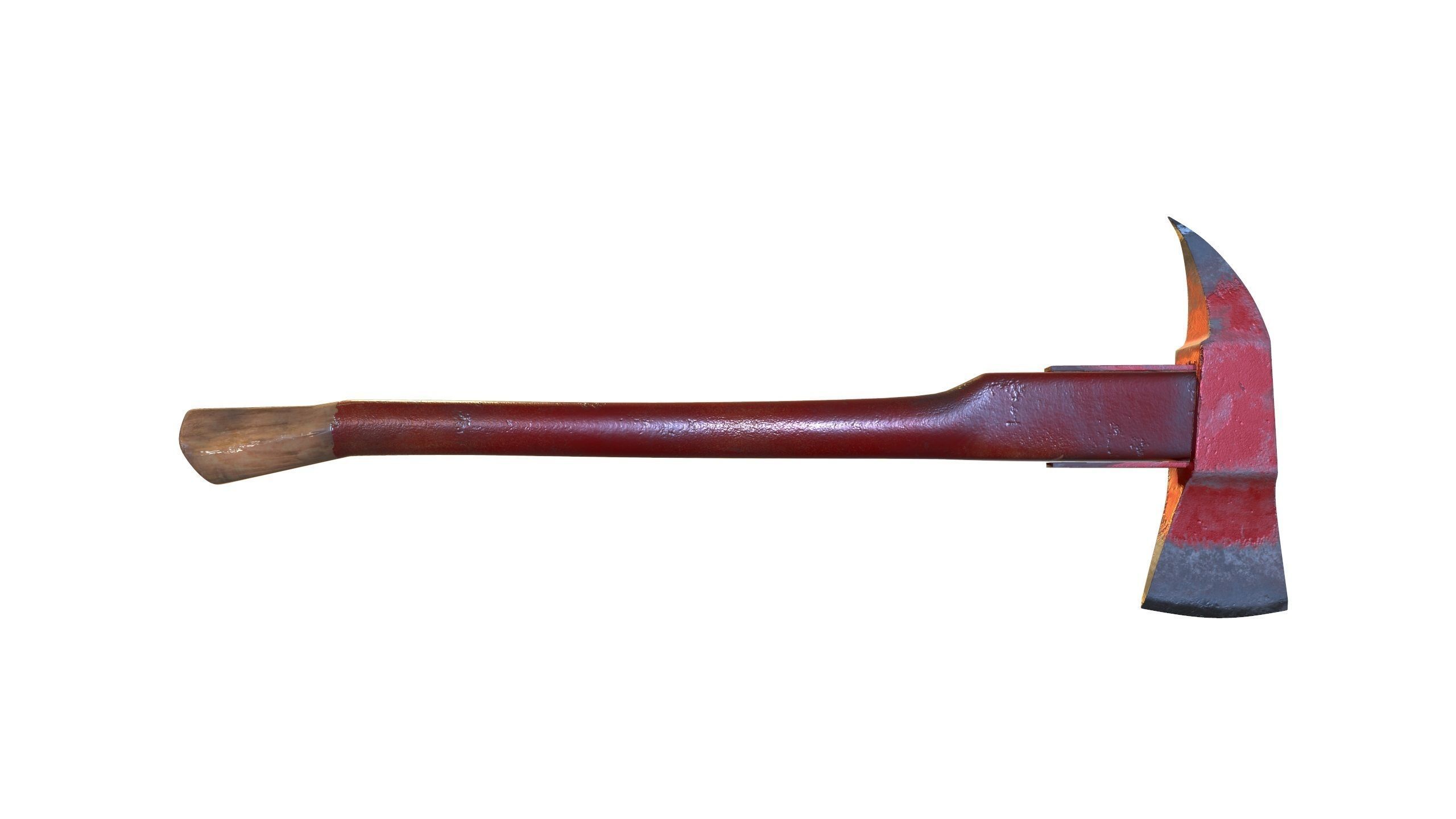 AXE Firefighter Low-poly 3D model_25